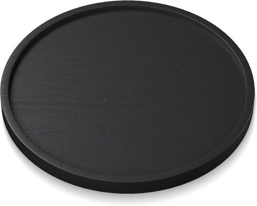 Black bamboo serving - black, tray
